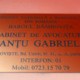 Cabinet de avocatură PANŢU GABRIELA