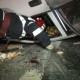 FOTO – Accident spectaculos DN 71! Trei persoane au ajuns la spital
