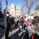 (FOTO) Protest spontan al elevilor care învață în frig